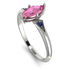 Marquise Pink Moissanite Geometrical Engagement Ring - Reese No. 815